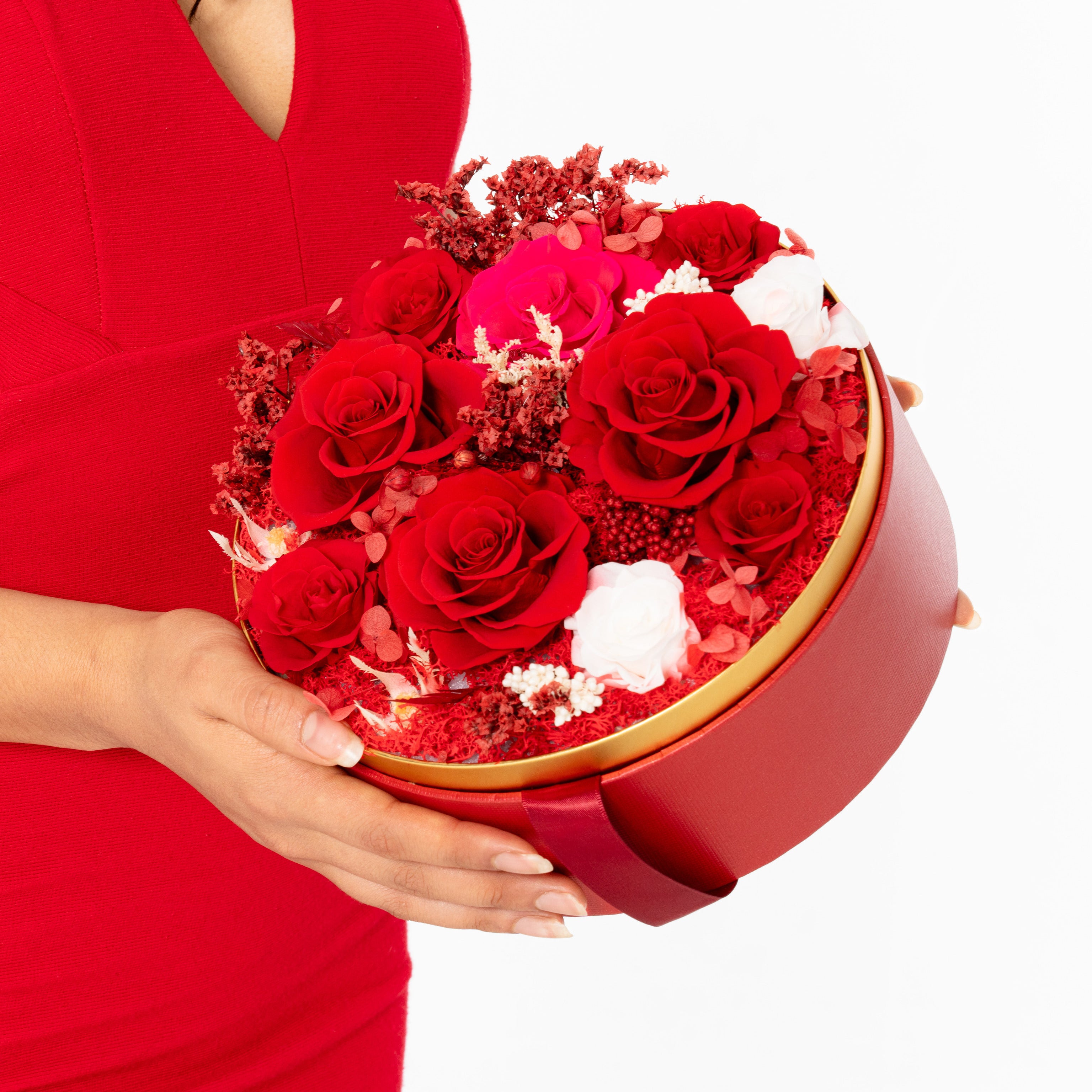 Eternal Rose Round Box – Corazon Gift Co. Eternal Rose Round Box – Corazon Gift Co.