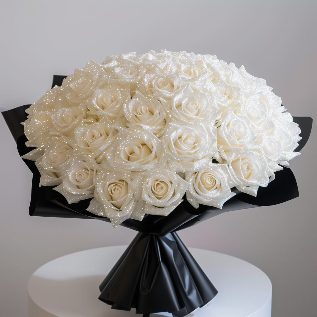 Glitter Rose Bouquet – Corazon Gift Co.