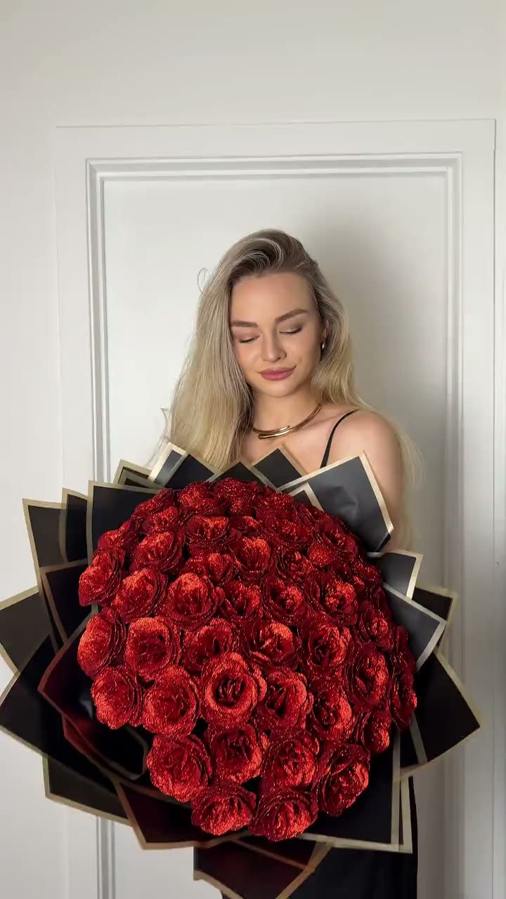 Glitter Rose Bouquet